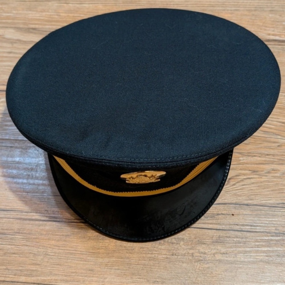 Kingform Cap De Luxe Dress Blue Enlisted CO Grade Service Cap Size 7 343341